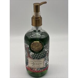 Michel Design works SPRUCE Liquid Dish Soap W/ Pump 17.8 Oz Discontinued HTF
